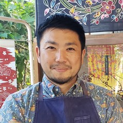 紅型講師 加治工 摂さん